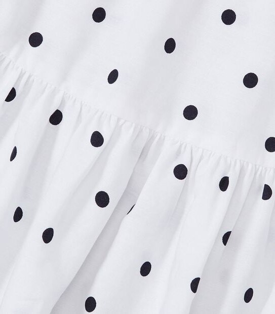 Linen Blend Tiered Skirt 2 of 5