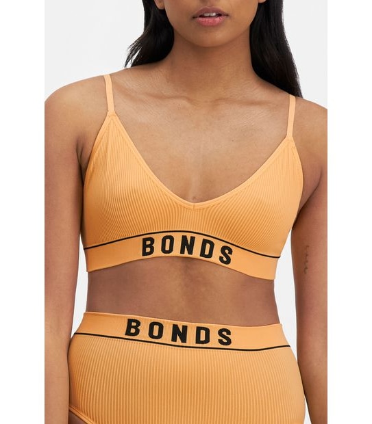 Bonds Retro Rib Triangle Crop Bra; Style: WU8ET