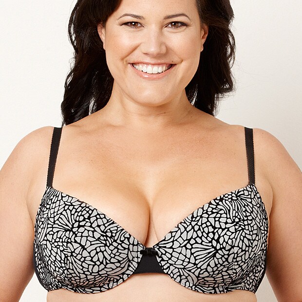 Suzanne Black/Grey Underwire Bra Suzanne Black/Grey Underwire Bra