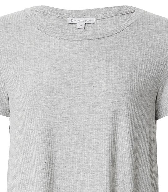 Ribbed Tulip Tunic - Grey Marle 5 of 5