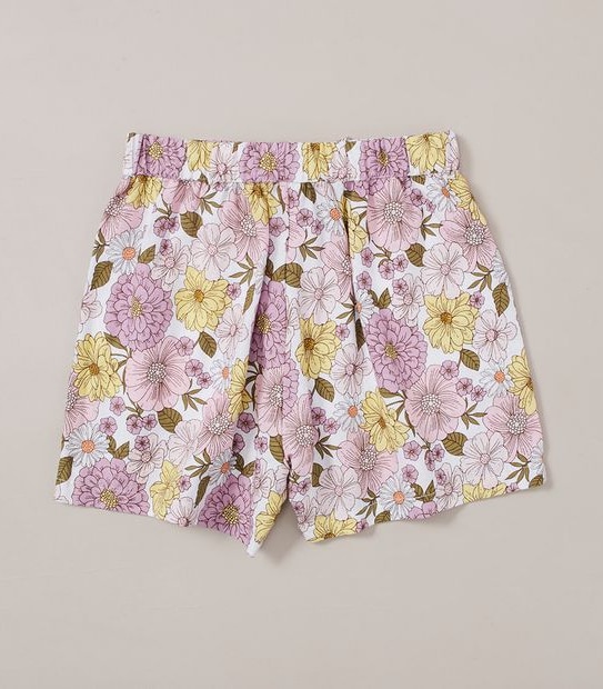 Linen Blend Tie Front Shorts