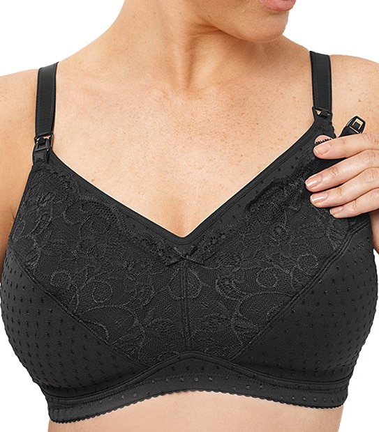 Full Figure Maternity Bra - Black