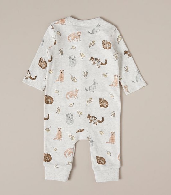 3 Pack Baby Organic Cotton Snap Coveralls