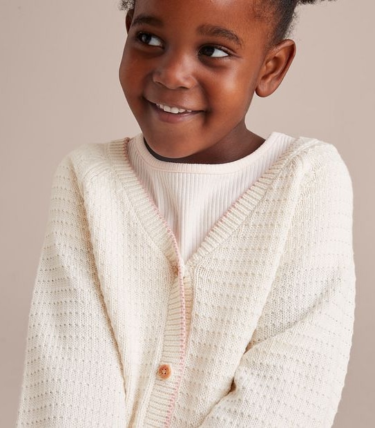 Waffle Cardigan