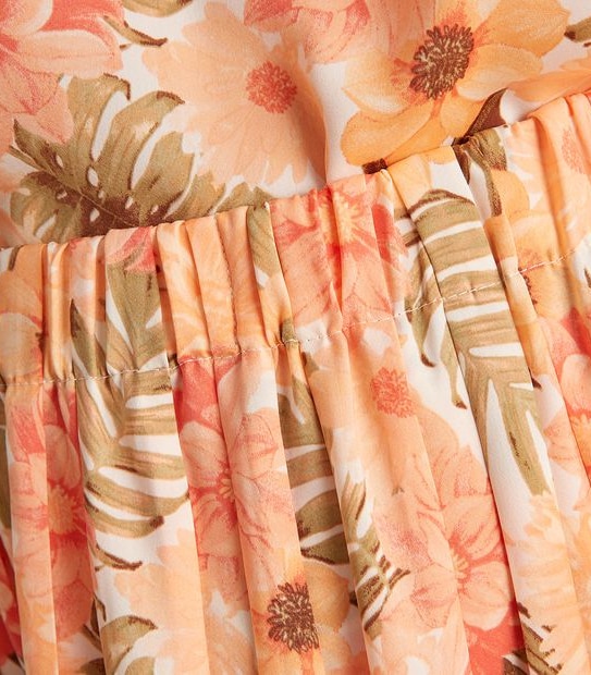 Curve Shirred Waist Maxi Skirt