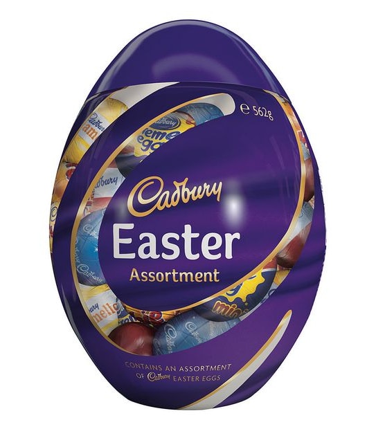Cadbury Easter Eggs Assortment Gift Egg Jar - 562g