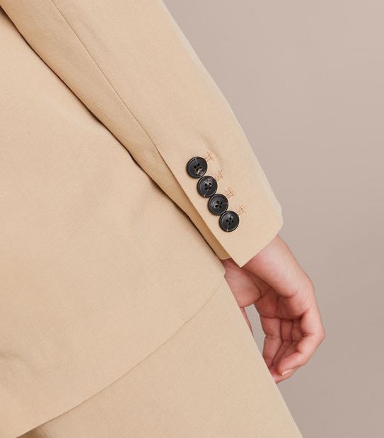 Preview Linen Blend Single Breasted Blazer