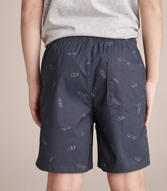 245561_17 VOLLEY SHORT TABLE SKATEBOARD AOP - NAVY
