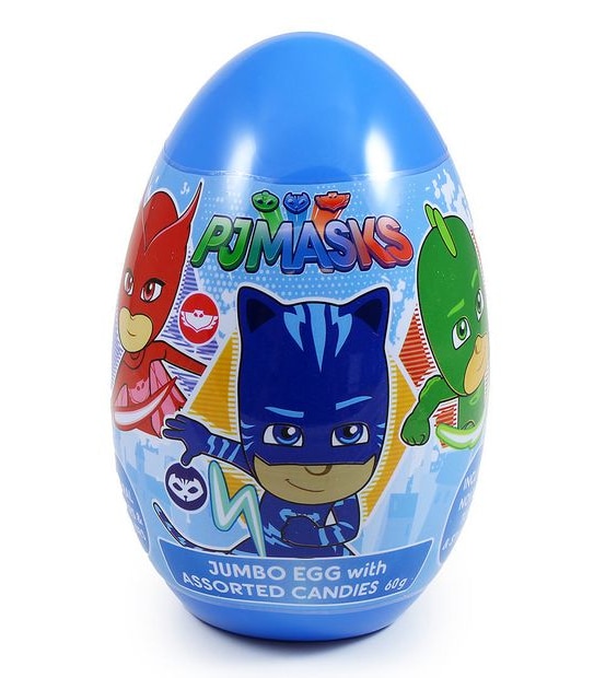 PJ Masks Park Avenue Jumbo Egg With Assorted Candies - 60g