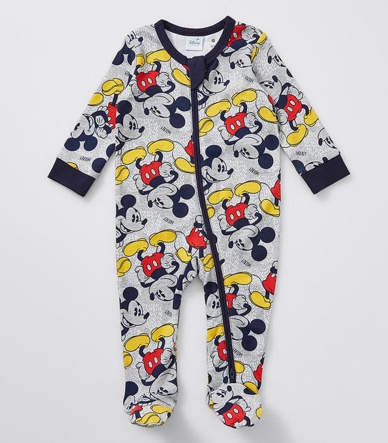 Disney Mickey Mouse Print Coverall
