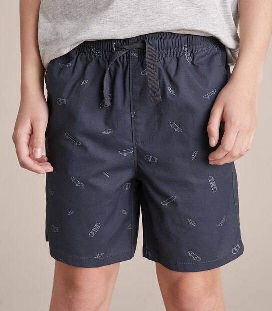 245561_17 VOLLEY SHORT TABLE SKATEBOARD AOP - NAVY
