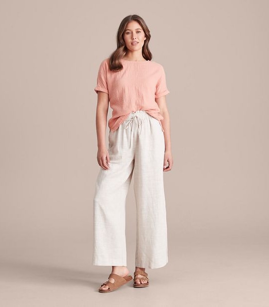 Mary Woven T-Shirt
