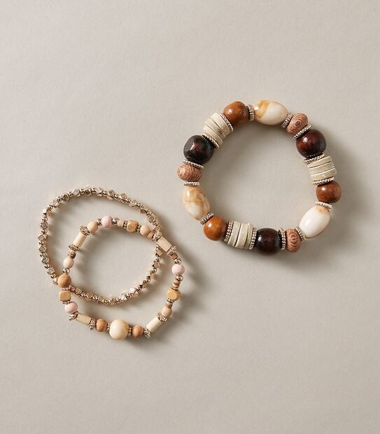 3 Pack Beaded Bracelet Set