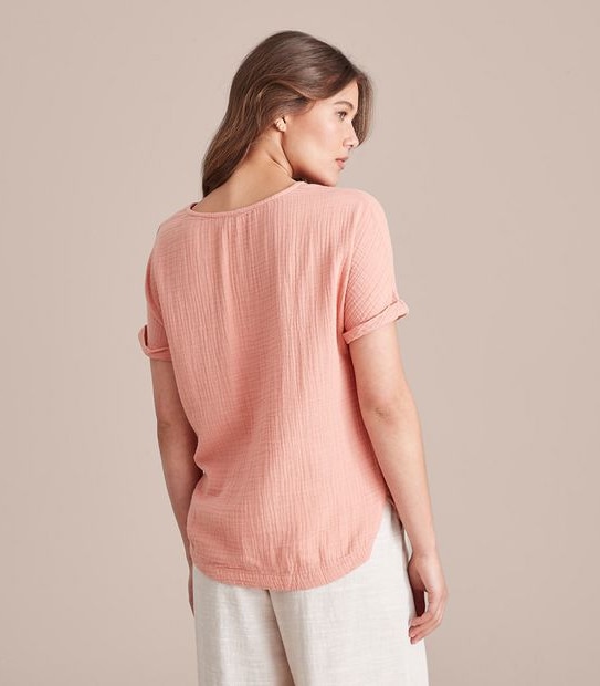 Mary Woven T-Shirt