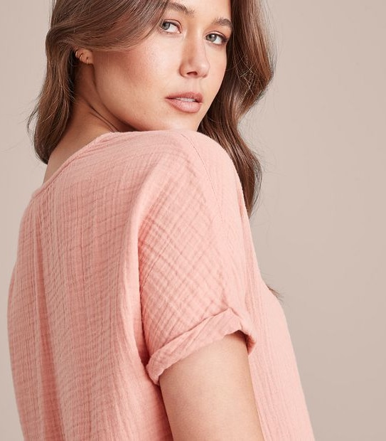 Mary Woven T-Shirt