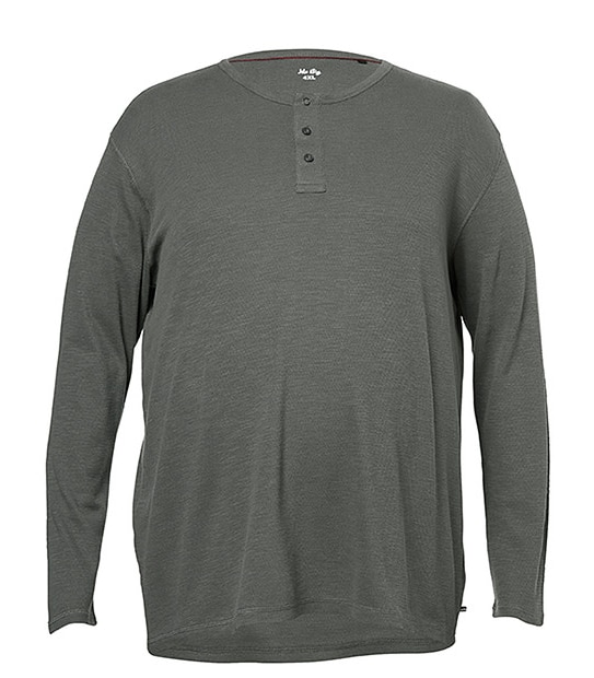 Mr Big Long Sleeve Henley Top