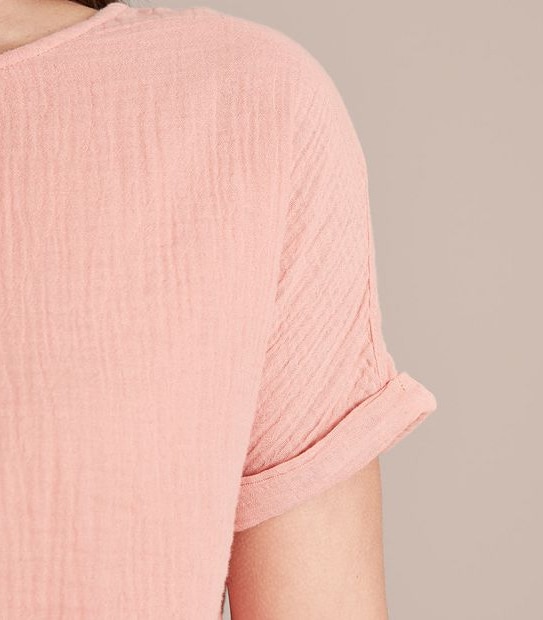 Mary Woven T-Shirt