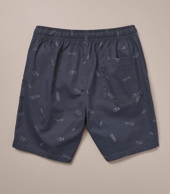 245561_17 VOLLEY SHORT TABLE SKATEBOARD AOP - NAVY
