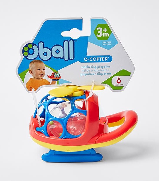 Oball Rattle O-Copter Toy Assorted