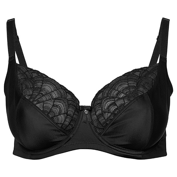 Deco Unpadded Underwire Bra - Black, Style:CN1231GW Deco Unpadded Underwire Bra - Black, Style:CN1231GW