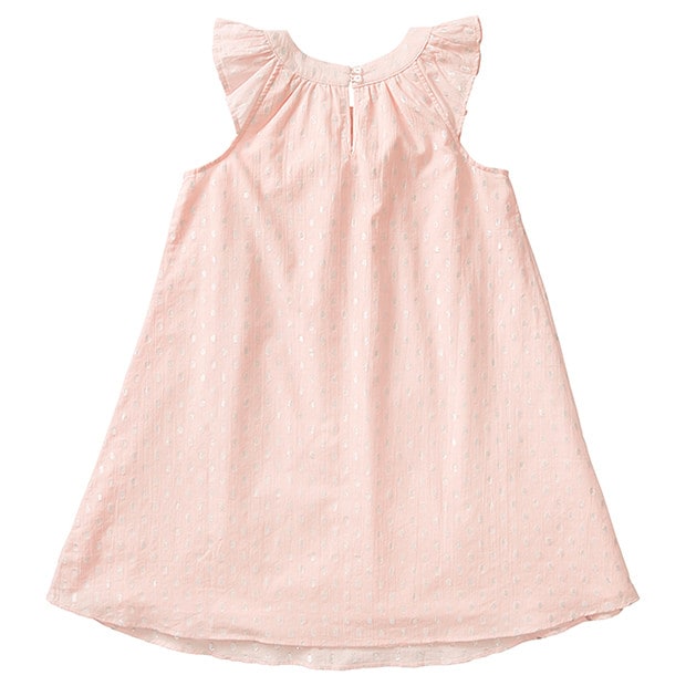 'Follow Your Dreams' -  Bubblegum Pink Stretch Organic Cotton Flutter Sleeve Play Dress main image 0
