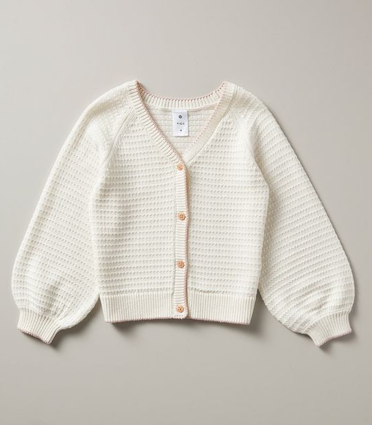 Waffle Cardigan