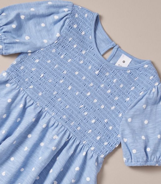 Shirred Elastic Dress