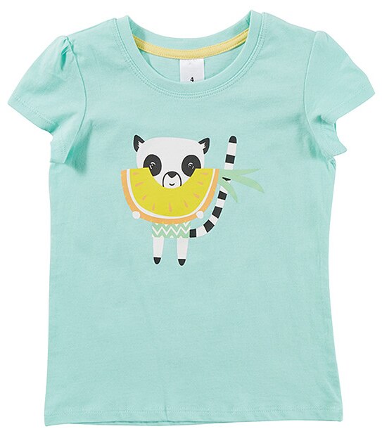 Girls' Short Sleeve Print T-Shirt