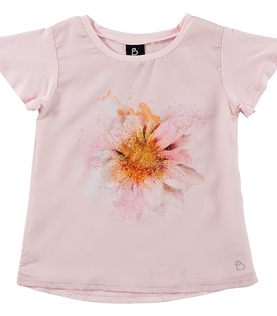 Girls' Sista Digital Flower Print Top