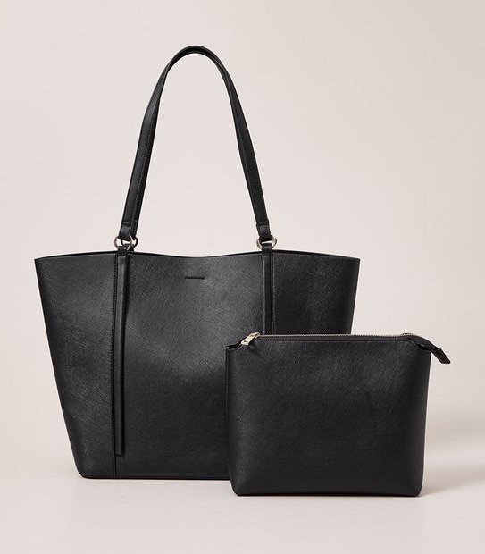 Structured Work Tote Bag