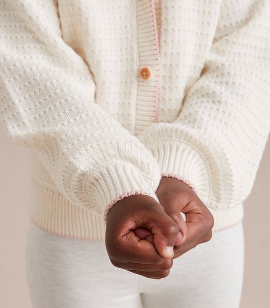 Waffle Cardigan