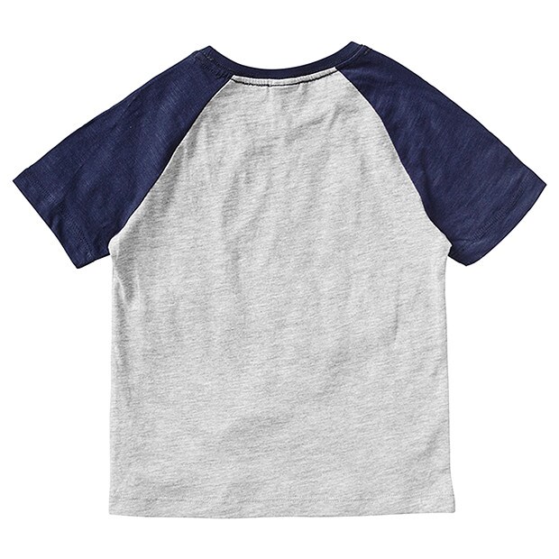 Boys' Short Sleeve Raglan Print T-Shirt 