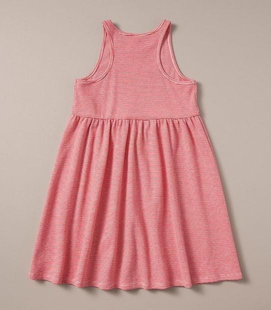 WT257863_01 XMAS RIB TANK DRESS RED STRIPE