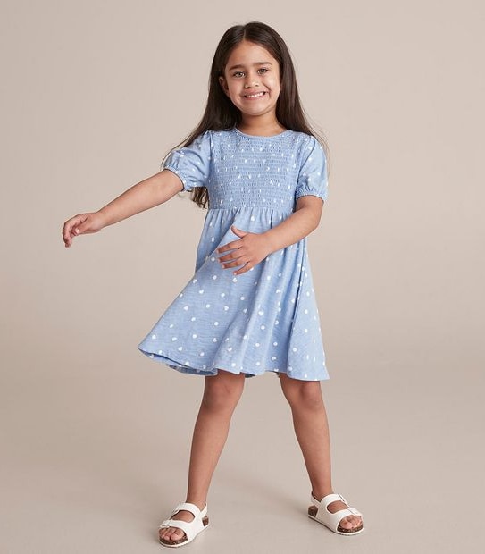 Shirred Elastic Dress