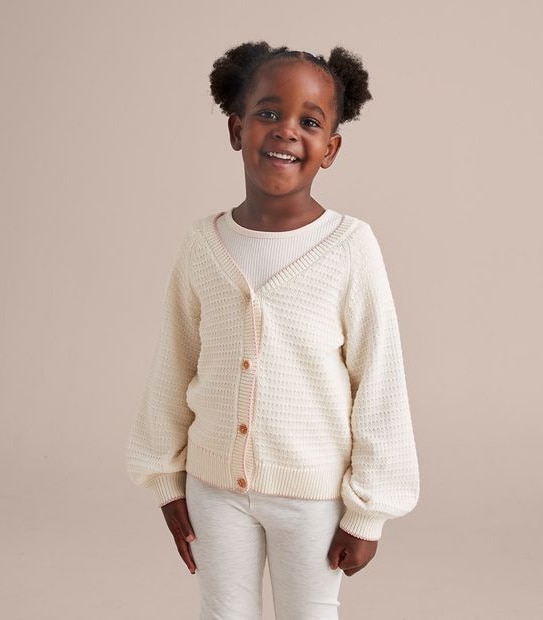 Waffle Cardigan