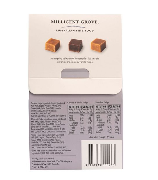 Millicent Grove Assorted Fudge - 125g