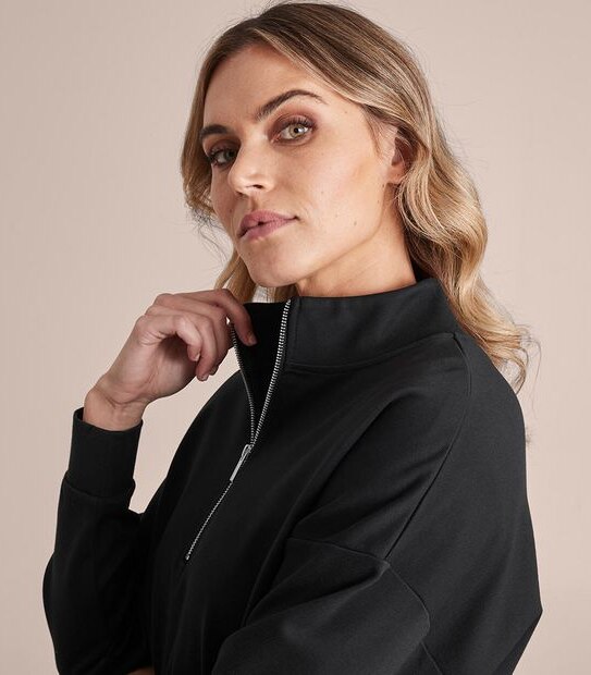 Lounge Zip Neck Jumper