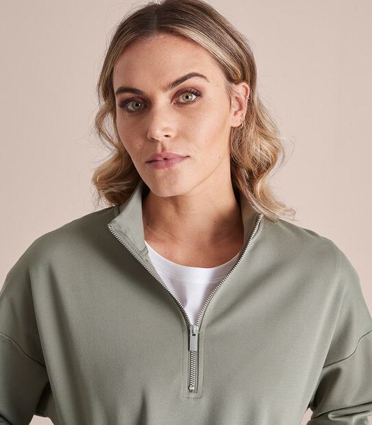 Lounge Zip Neck Jumper