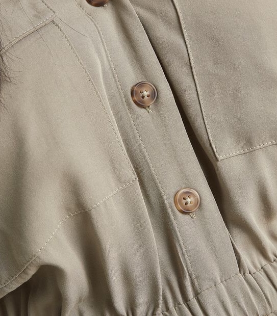 Midi Utility Shirt Dress