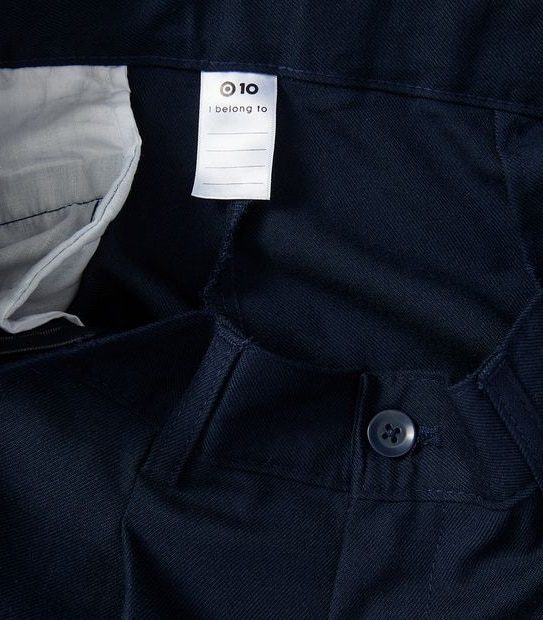 Structured Twill School Shorts