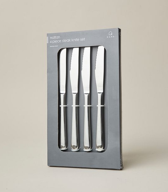 4 Pack Hattan Steak Knives