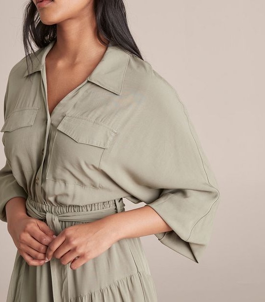 Midi Utility Shirt Dress