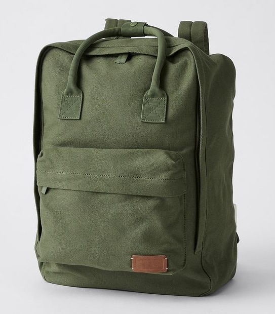 Brenda Square Backpack - Khaki