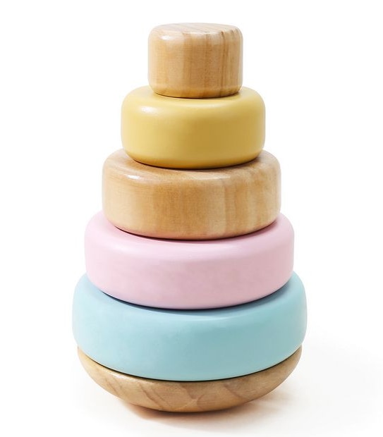 Young Ones Traditional Wooden Ring Stacker