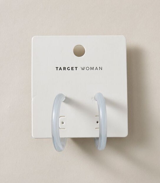 Resin Hoop Earrings