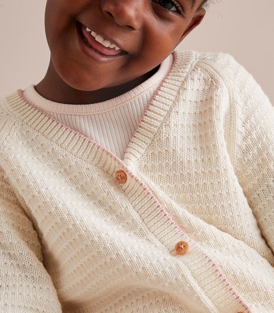 Waffle Cardigan