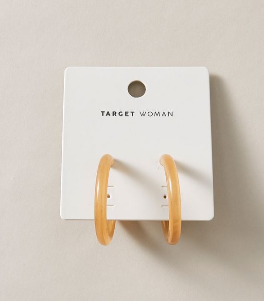 Resin Hoop Earrings