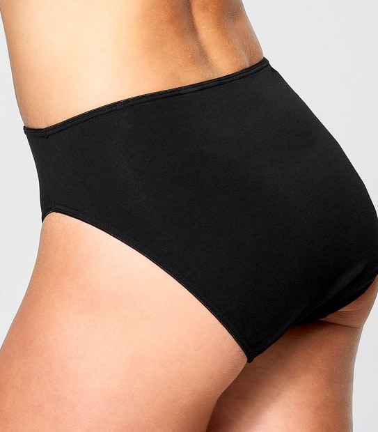 2 Pack SpaFX High Cut Briefs - Black
