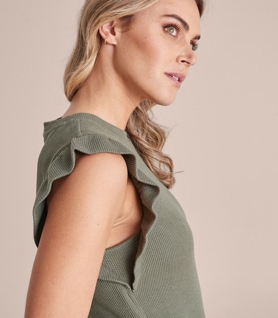 Ruffle Sleeve Top