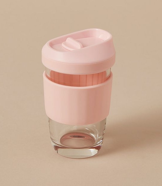 320ml Glass Travel Cup